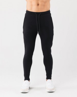 Alphalete Identity Uomo Pantaloni Jogger Nere | 75ZEXQMLR