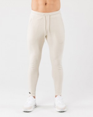 Alphalete Identity Uomo Pantaloni Jogger Bianche | 63EIPMWRC