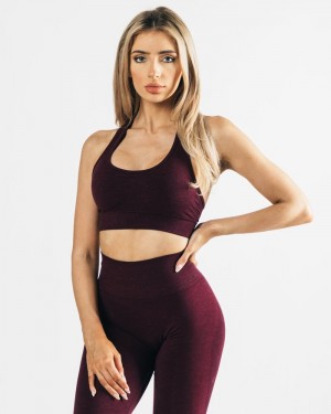 Alphalete Impact Donna Reggiseni Nere Rosa | 13JFEIGCZ