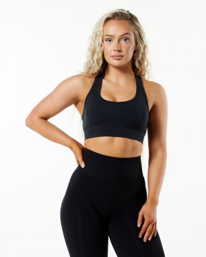 Alphalete Impact Donna Reggiseni Nere | 16JTRSMYN