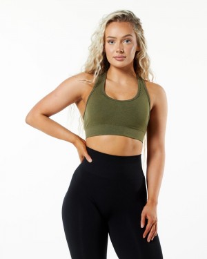 Alphalete Impact Donna Reggiseni Verdi | 14ZHRKILV