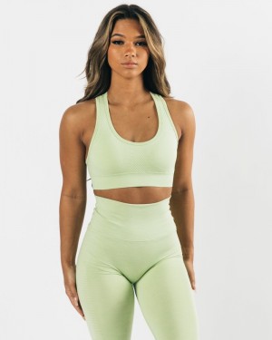 Alphalete Impact Donna Reggiseni Verdi | 98TAUHZYI
