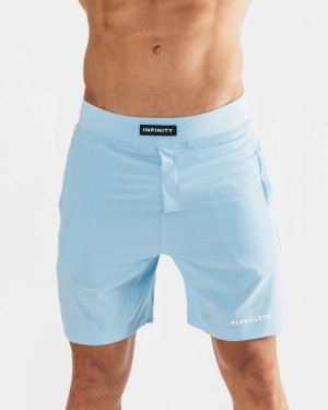 Alphalete Infinity 7" Uomo Pantaloncini Blu | 93GRNBIQP