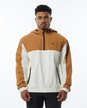 Alphalete Infinity Tech Uomo Giacche Marroni Crema | 90NDRHBGV