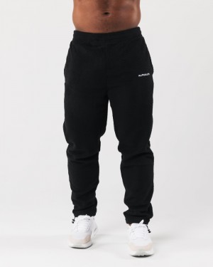 Alphalete King Uomo Pantaloni Jogger Nere | 14WMZOPAB