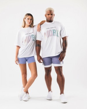 Alphalete LDB More Donna Camicie Bianche | 60OQYIZMA