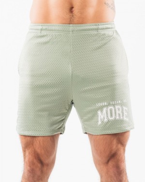 Alphalete LDB More Mesh 6" Uomo Pantaloncini Verde Oliva | 43KDPHUFQ