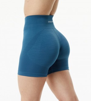 Alphalete Ozone 5.5" Donna Pantaloncini Blu | 65ULFRKHC