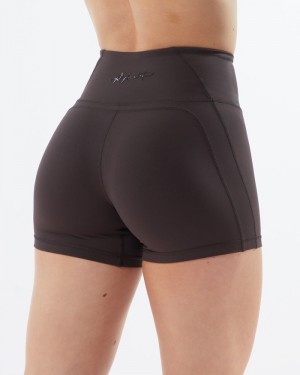 Alphalete Pulse Surge 4" Donna Pantaloncini Grigie | 13FXGWVLS