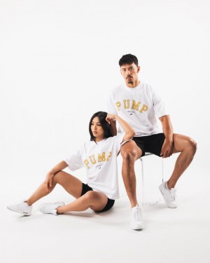 Alphalete Pump University Donna Camicie Bianche | 48ZUTHWOX