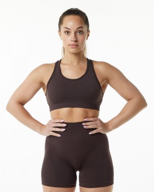 Alphalete Revival Donna Reggiseni Cioccolato | 10FBPEKYH