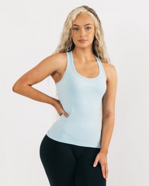 Alphalete Seamless Donna Canotta Blu | 92OPCUNRZ