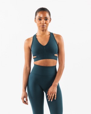 Alphalete Stratus Donna Reggiseni Blu Marino | 76LJMUVIX