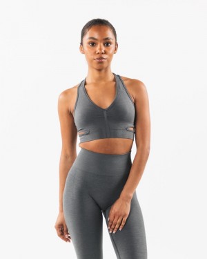 Alphalete Stratus Donna Reggiseni Grigie | 35DJCMGWE