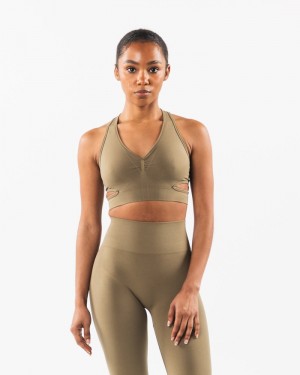 Alphalete Stratus Donna Reggiseni Grigie | 48EAUVWRL
