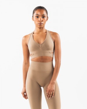 Alphalete Stratus Donna Reggiseni Grigie | 67OLQUFDR