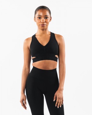 Alphalete Stratus Donna Reggiseni Nere | 21LZDTPKE