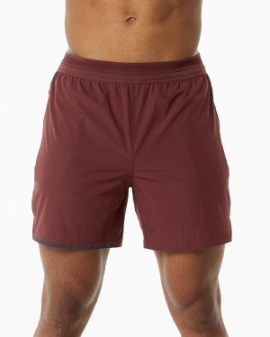 Alphalete Studio 6" Uomo Pantaloncini Bordeaux | 56ATGPYSU