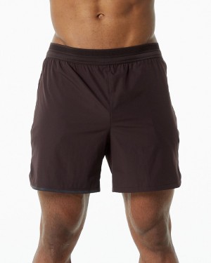 Alphalete Studio 6" Uomo Pantaloncini Cioccolato | 87MPTZFQC