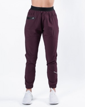 Alphalete Studio Donna Pantaloni Jogger Bordeaux | 09TOXZGCW