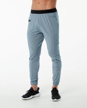 Alphalete Studio Uomo Pantaloni Jogger Blu | 42PHULWYB