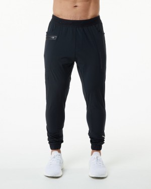 Alphalete Studio Uomo Pantaloni Jogger Nere | 98ADSFKNT