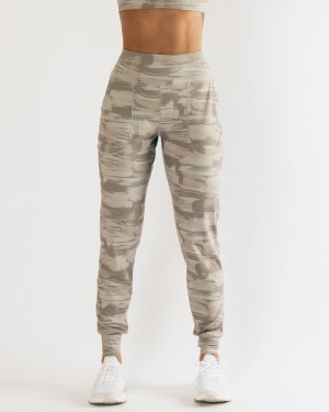 Alphalete Surface Expanse Donna Pantaloni Jogger Camouflage | 18TPGVDEA