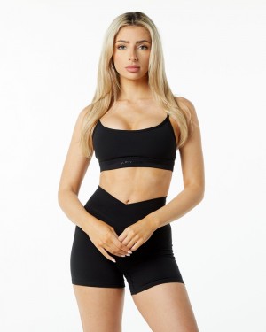 Alphalete Surface Limitless Donna Reggiseni Nere | 95DUPYZQV