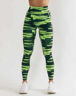 Alphalete Surface Pocket Donna Leggings Camouflage | 84JRWICFY