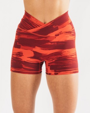 Alphalete Surface Power 5" Donna Pantaloncini Camouflage | 06UVBNFJD