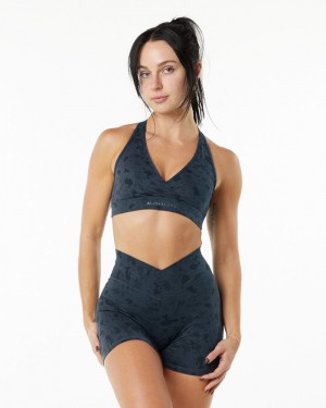 Alphalete Surface Wrap Donna Reggiseni Blu | 90GFQPSEM