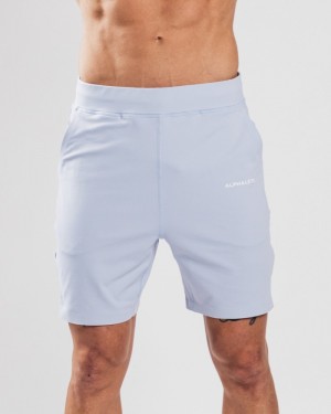 Alphalete Trace 8" Uomo Pantaloncini Blu | 27VRYWEKP