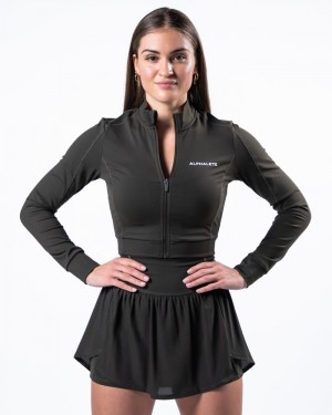 Alphalete Trace Donna Giacche Grigie | 26BHGWLTK