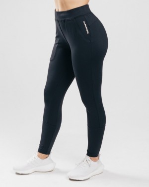 Alphalete Trace Donna Pantaloni Jogger Nere | 23PZNGSUB