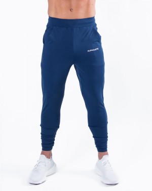 Alphalete Trace Uomo Pantaloni Jogger Blu | 20KJTGMDE