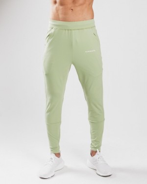 Alphalete Trace Uomo Pantaloni Jogger Verdi | 90RKBVHZC