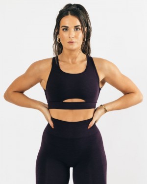 Alphalete Trinity Donna Reggiseni Nere | 76BXNVYFH