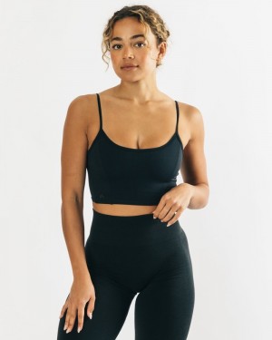 Alphalete Ultrasoft Allure Donna Canotta Nere | 98QRDHNBO