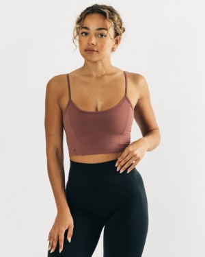 Alphalete Ultrasoft Allure Donna Canotta Viola | 85LPOTGUY