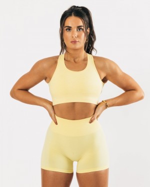 Alphalete Vault Donna Reggiseni Gialle | 40DRYHLPG