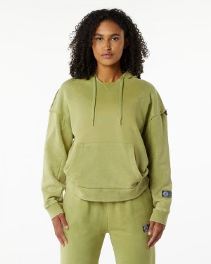 Alphalete Very Terry Donna Felpa Con Cappuccio Verdi | 87EHXQUJM