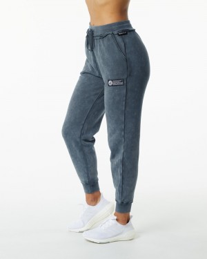 Alphalete Very Terry Donna Pantaloni Jogger Blu | 19CBGMRJX