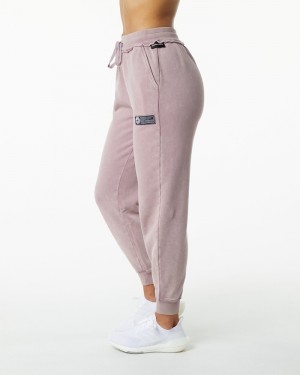 Alphalete Very Terry Donna Pantaloni Jogger Rosa | 92VKCIJPE