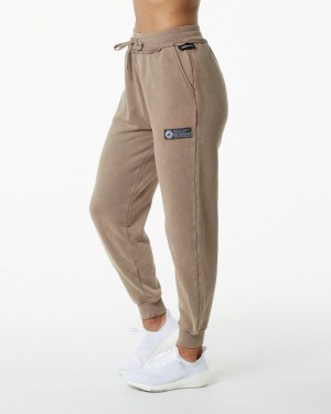 Alphalete Very Terry Donna Pantaloni Jogger Grigie | 40QEABJUP