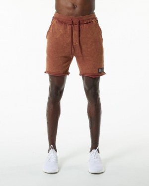 Alphalete Very Terry Uomo Pantaloncini Khaki | 19MTYEKOP