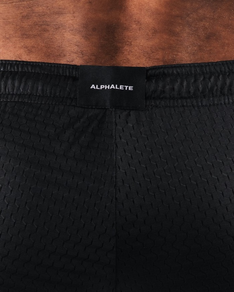 Alphalete AA Mesh 6” Uomo Pantaloncini Nere | 23BPECKNA