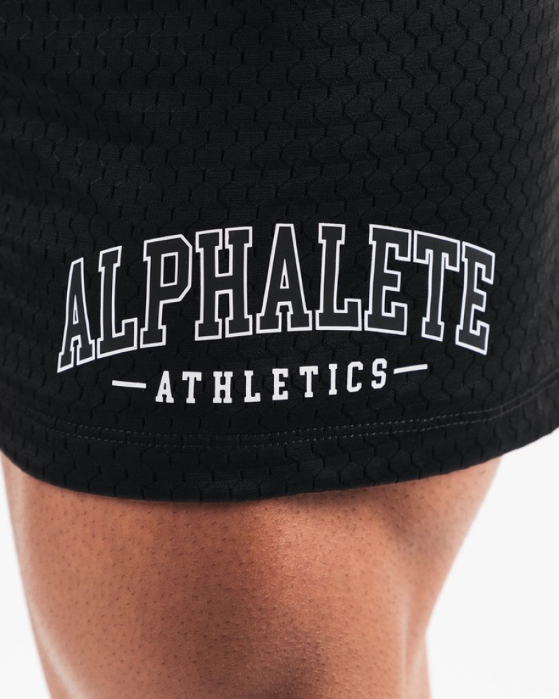 Alphalete AA Mesh 6” Uomo Pantaloncini Nere | 23BPECKNA