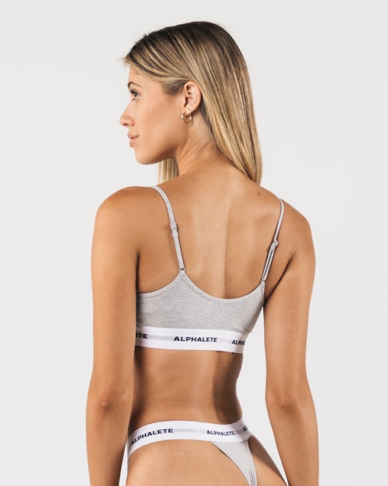 Alphalete Acute Camilette Donna Reggiseni Grigie | 53TRULYQW