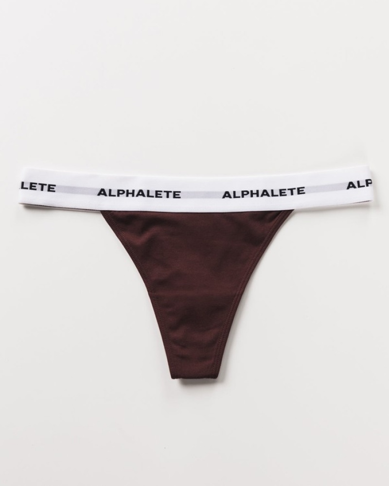 Alphalete Acute Donna Biancheria Intima Bordeaux | 69DZOJUIB