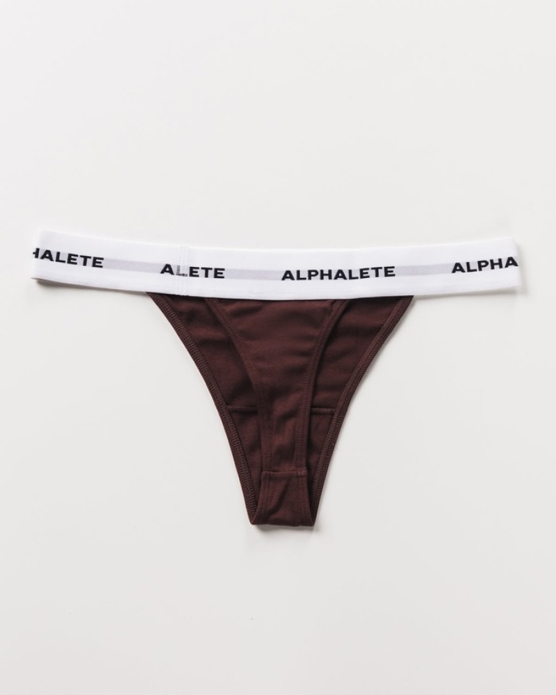 Alphalete Acute Donna Biancheria Intima Bordeaux | 69DZOJUIB